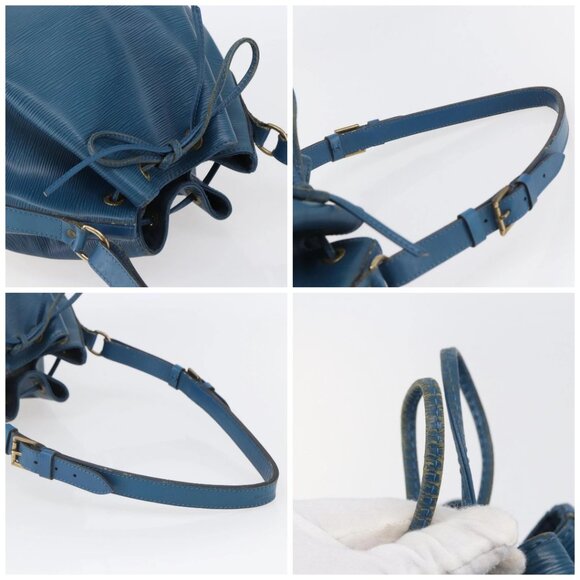 LOUIS VUITTON Epi Petit Noe Shoulder Bag Blue M44105 LV Auth 144506 - Picture 16 of 16